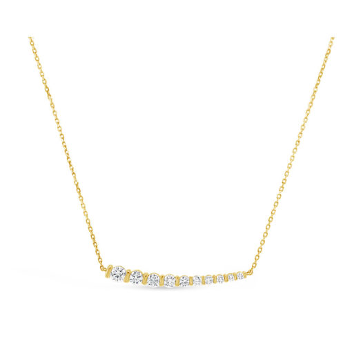 Facet Collection Graduated Necklace